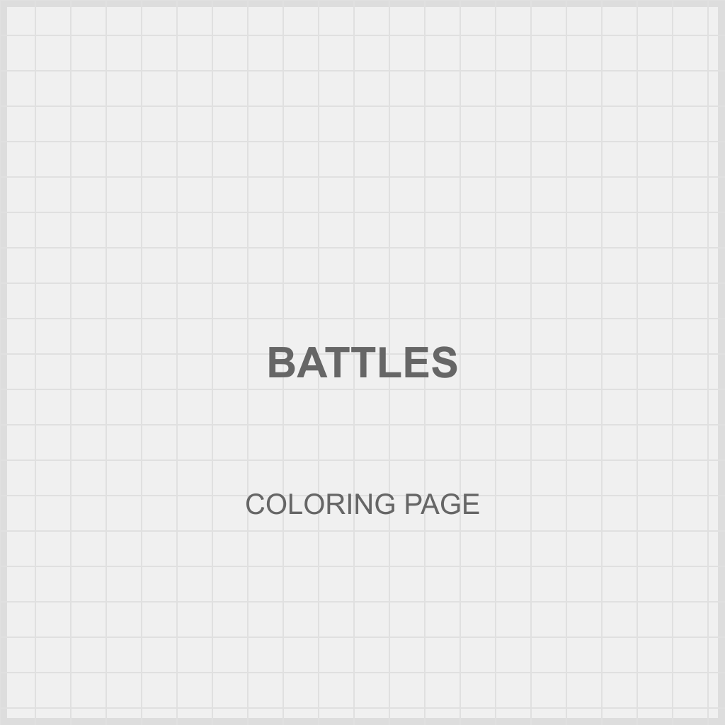 Additional battles coloring pages example 2
