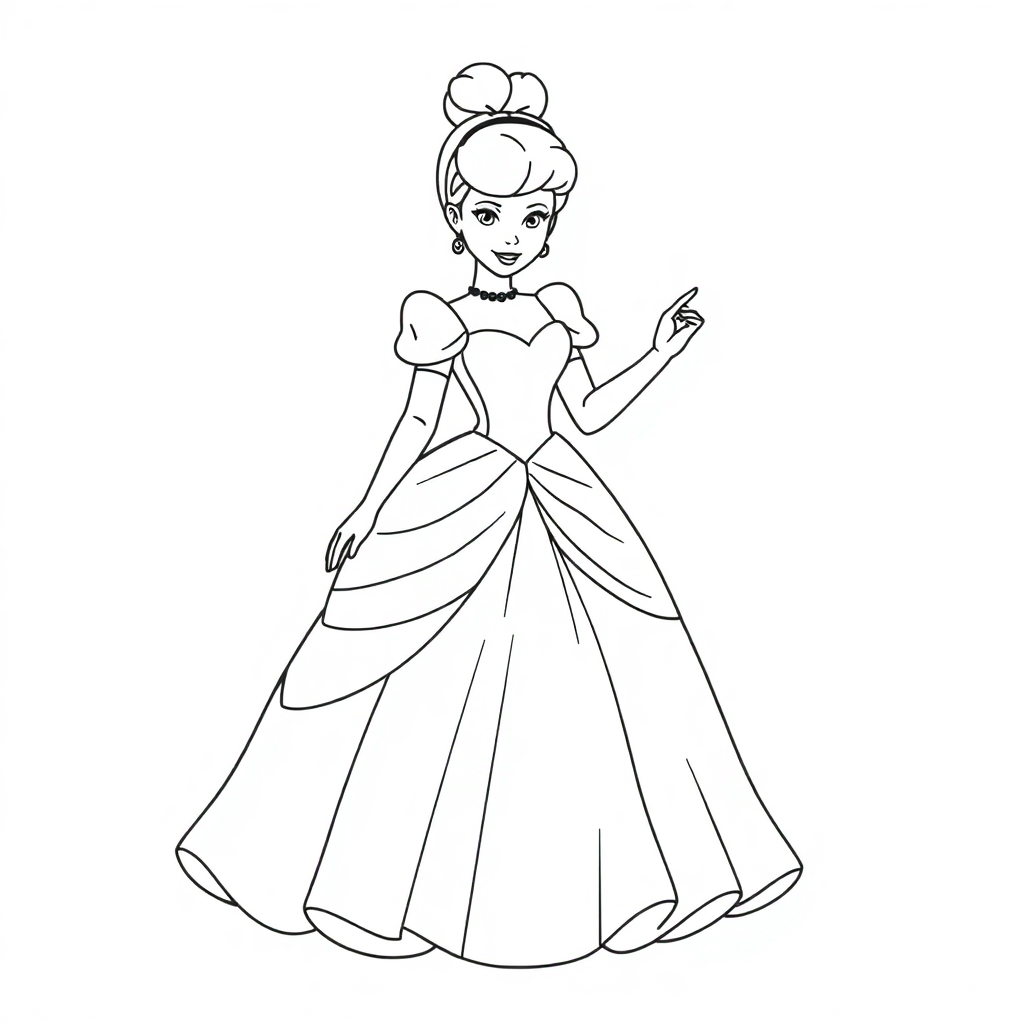 Cinderella Coloring Pages