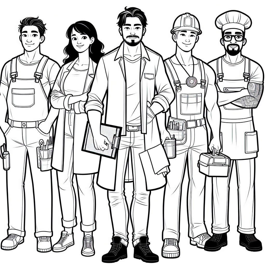 Additional crew coloring pages example 2
