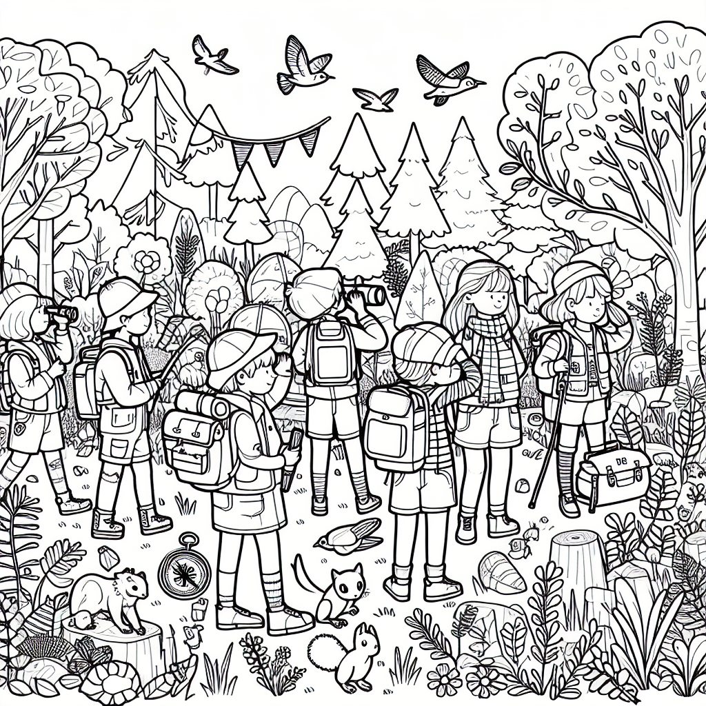 Additional exploration coloring pages example 2