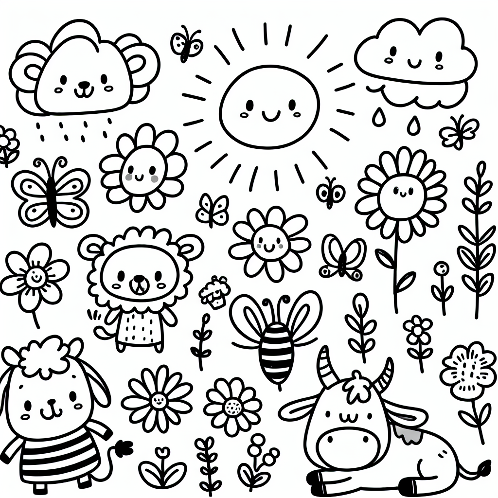 Additional kids coloring pages example 2
