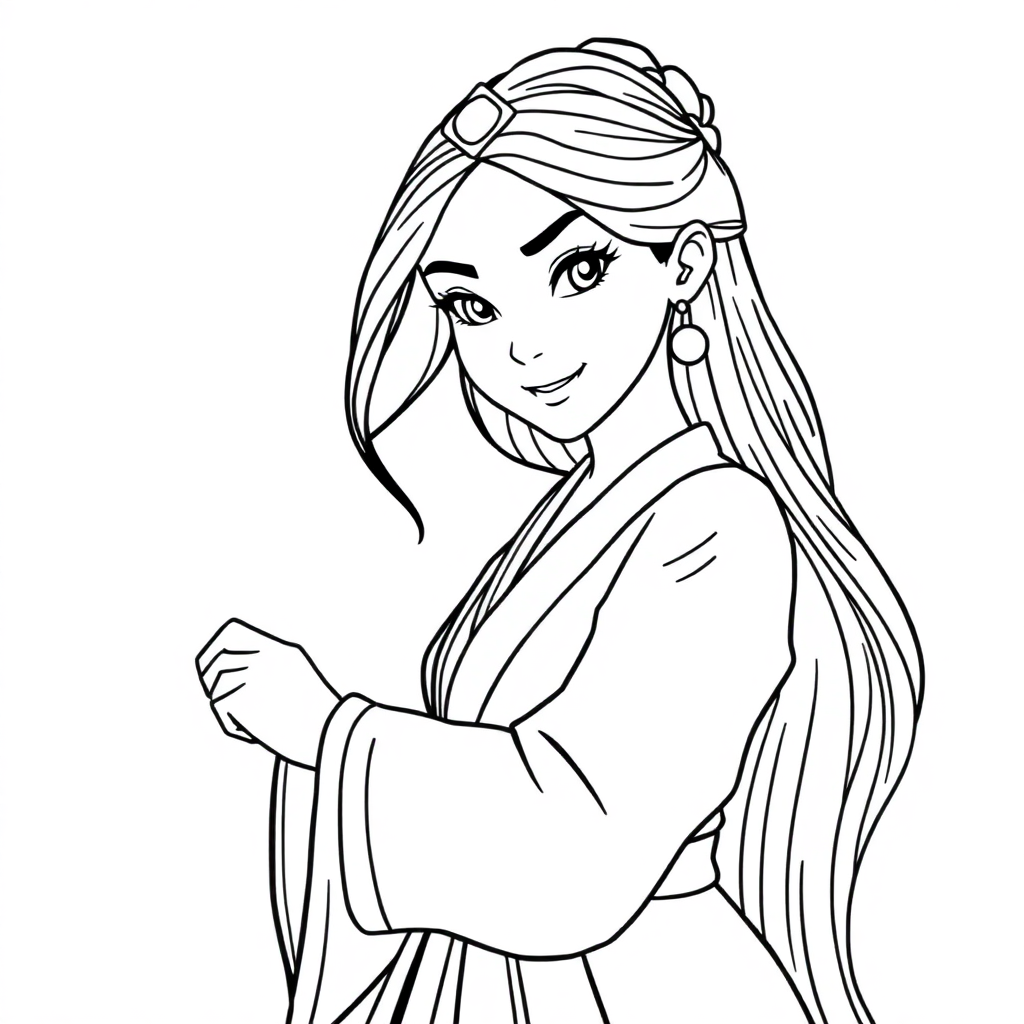 Mulan Coloring Pages