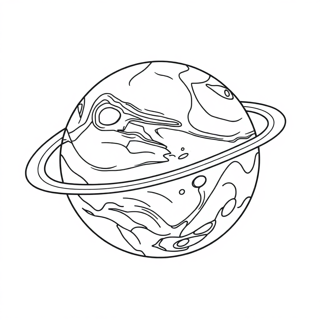 Planets Coloring Pages