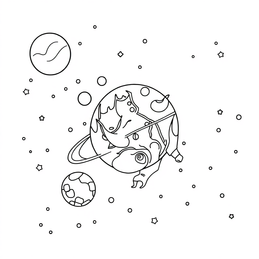 space coloring pages - free printable coloring pages for kids