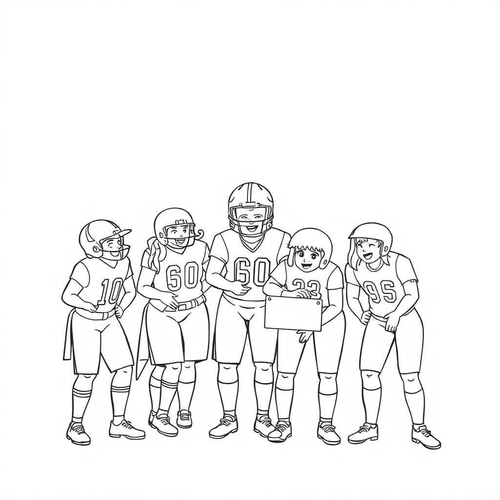 Teams Coloring Pages