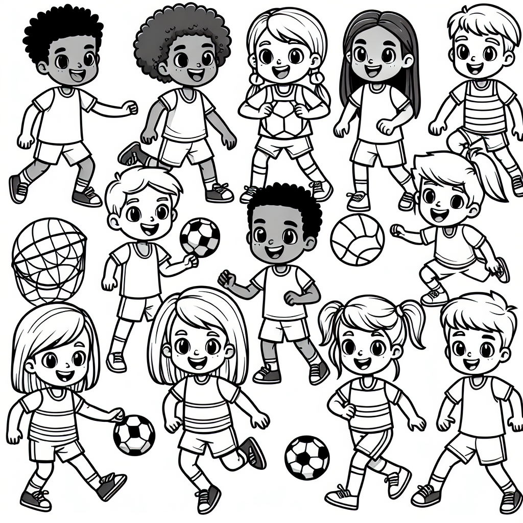 Additional teams coloring pages example 2