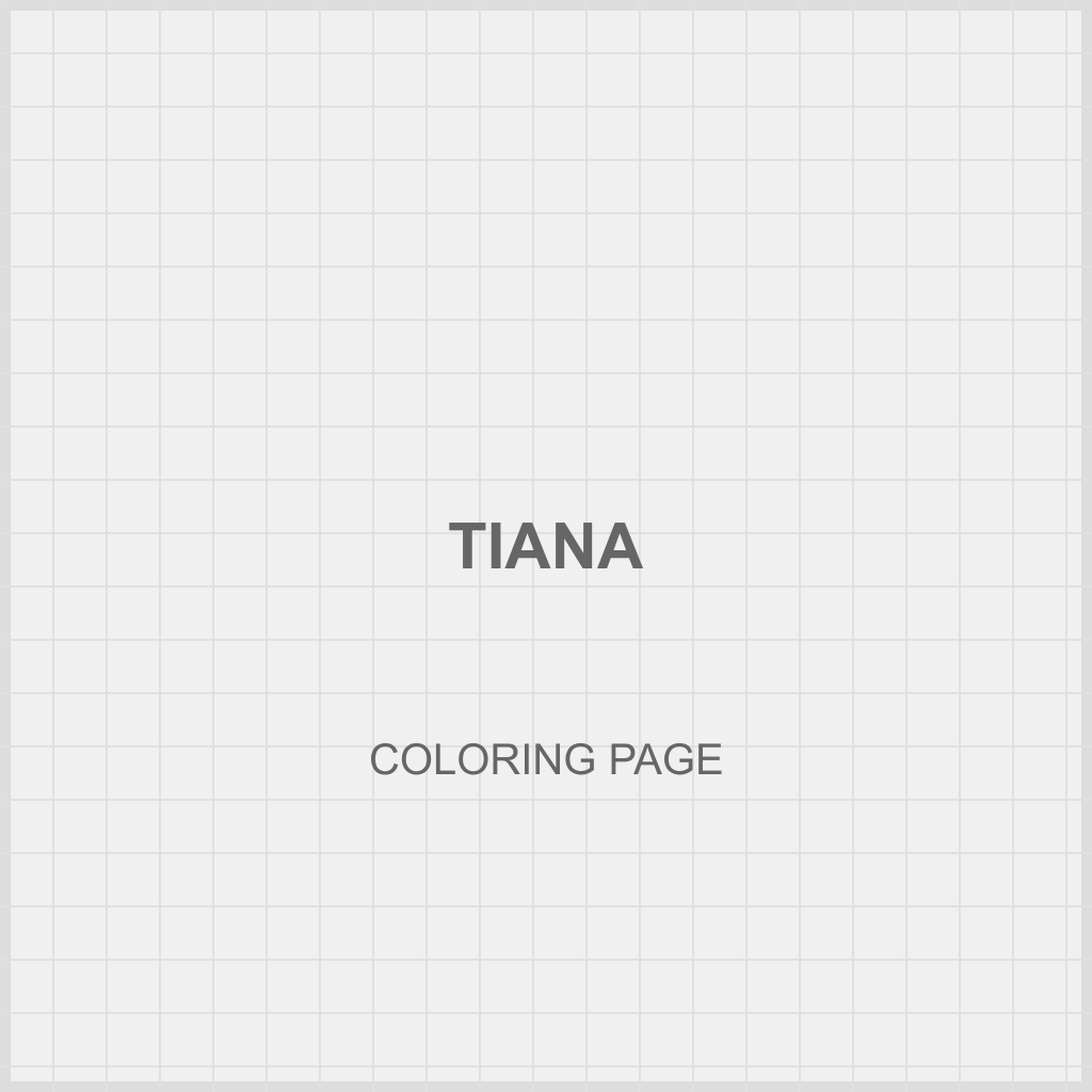 Additional tiana coloring pages example 2