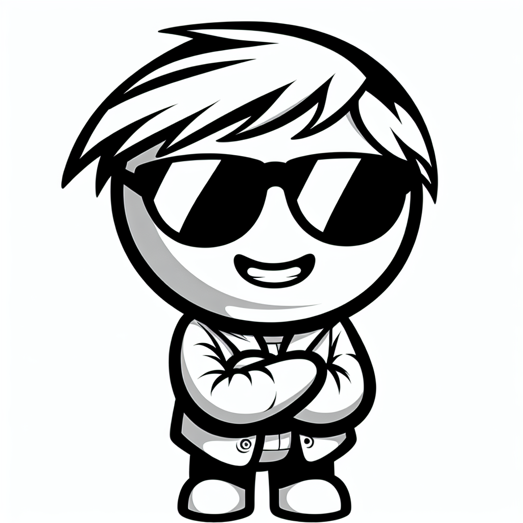 Alternative free printable cool coloring pages - design variation 2