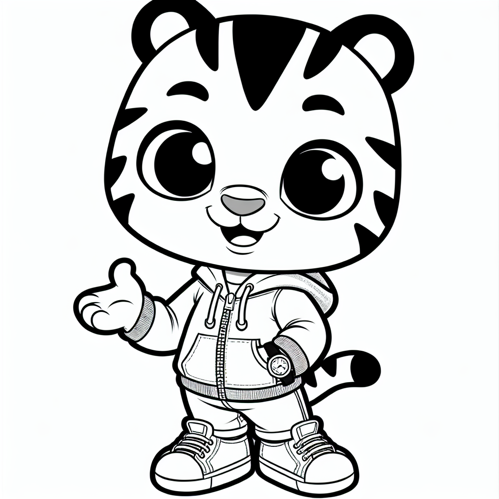 Free printable daniel tiger coloring pages for kids - high quality coloring page