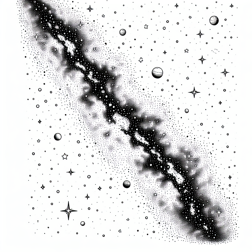 Free printable milky way coloring pages for kids - high quality coloring page