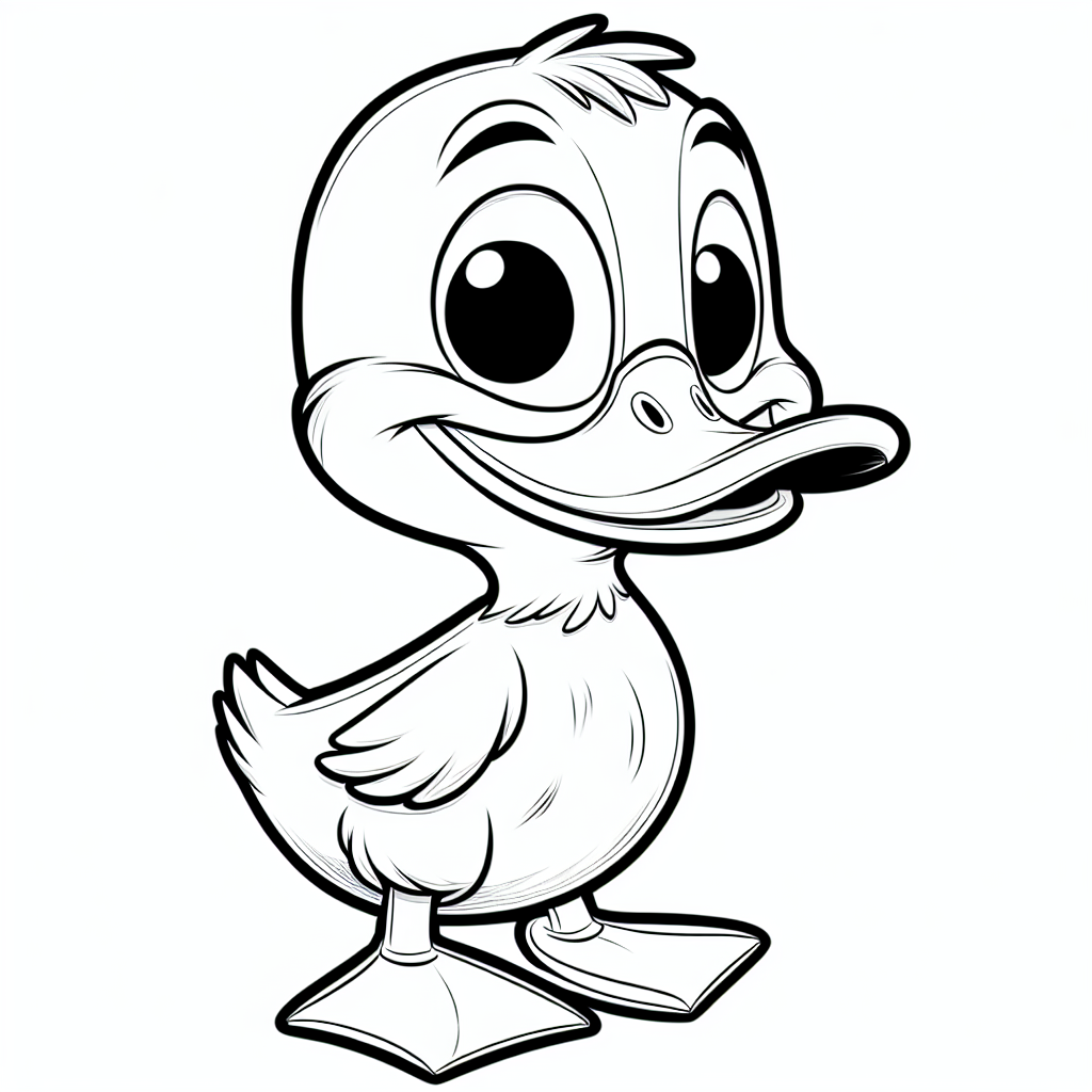 Alternative free printable psyduck coloring pages - design variation 1