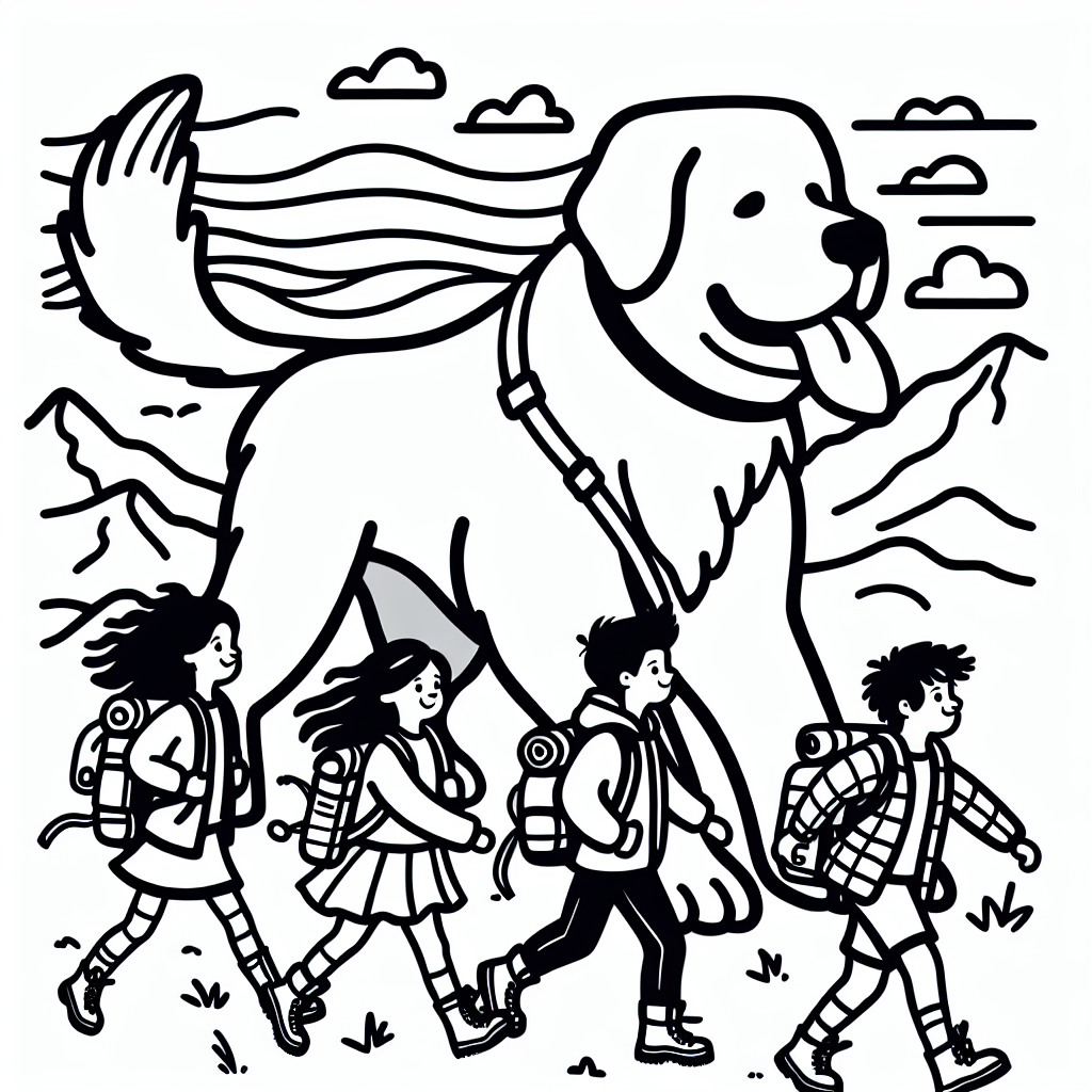 Alternative free printable scooby-doo coloring pages - design variation 2