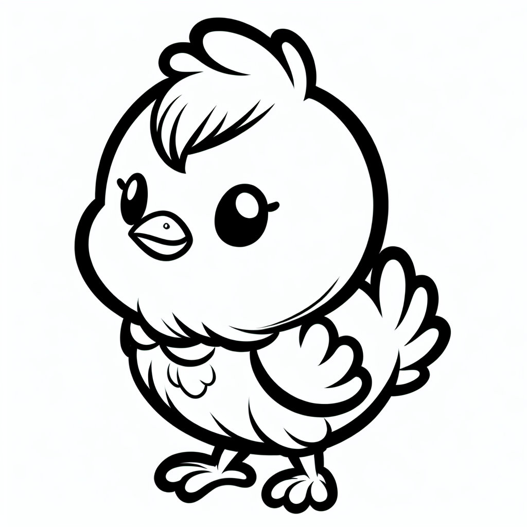 Free printable torchic coloring pages for kids - high quality coloring page